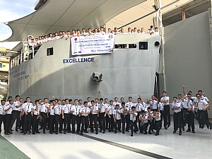 Marlow Celebrating the annual IMO Day of the Seafarer in the Philippines, June 2019