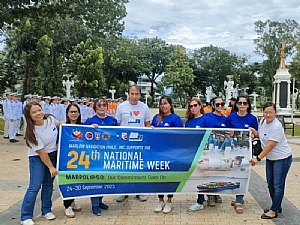 Marlow at National Maritime Week in Iloilo