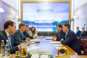 Министр транспорта России Максим Соколов встретился с делегацией «Ассоциации моряков»