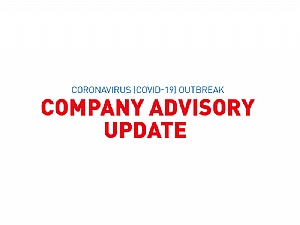 Company Advisory Update on Coronavirus