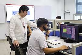 GMDSS refresher training in the Philippines, as part of the CPD project for deck ratings to be promoted to operational level officers