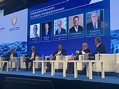 Jan Meyering speaking on panel discussion “Safeguarding Shipowners in a Rapidly Changing Environment”
