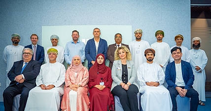 Representatives from MENA Marlow Navigation, Marlow group head office, and other key stakeholders