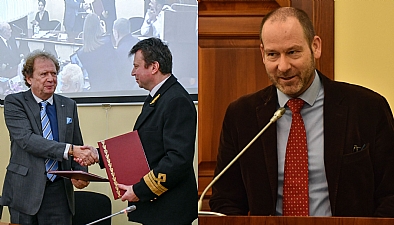 Left: General Manager, Captain Alfred von der Hoeh | Right: Training Director, Joern Clodius