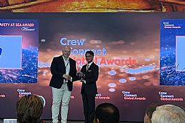 Marlow Wins Safety at Sea Award at Crew Connect Global, held in Manila