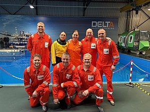 Safety – Man Overboard training for colleagues at Marlow Netherlands
