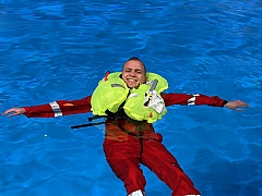 Safety – Man Overboard training for colleagues at Marlow Netherlands