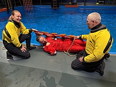 Safety – Man Overboard training for colleagues at Marlow Netherlands