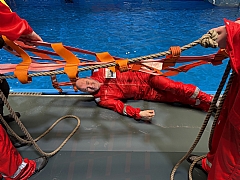 Safety – Man Overboard training for colleagues at Marlow Netherlands